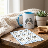 Sticker Sheet - Custom Pet Portrait