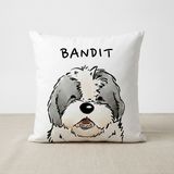 Classic Throw Pillow - Custom Pet Portrait