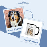 Colorful Mug - Custom Pet Portrait