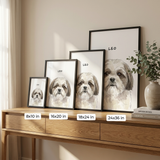 Framed Print - Custom Pet Portrait