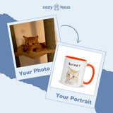 Colorful Mug - Custom Pet Portrait