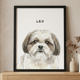 Framed Print - Custom Pet Portrait