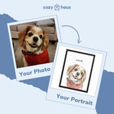 Framed Print - Custom Pet Portrait