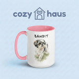 Colorful Mug - Custom Pet Portrait