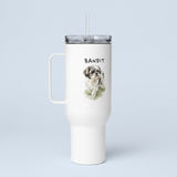 Travel Mug - Custom Pet Portrait