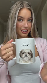 Classic White Mug - Custom Pet Portrait