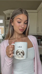 Classic White Mug - Custom Pet Portrait