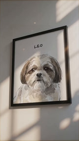 Framed Print - Custom Pet Portrait